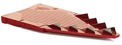 Börner Inserto lama per V5 & Vital (10mm) • Inserto ideale per tagliare Strisce e Patatine Fritte Spesse • Affettaverdure Mandolina a V • Accessori per Mandolina Börner V5 & Vital (Rosso)