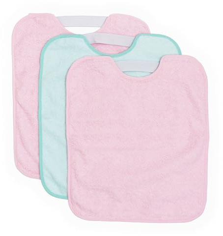 Ti TIN Pack 3 Baberos Bebé Impermeables 31x38 cm, +12 Meses