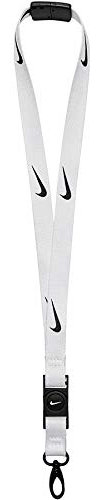 Nike Cordino unisex per adulti, colore bianco/nero/nero, taglia unica