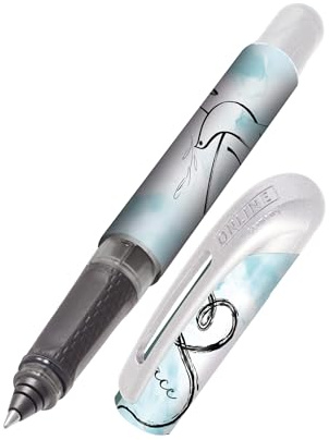 Online Tintenpatronen-Rollerball College Freedom, für Rechtshänder und Linkshänder, ergonomisches Griffstück, Roller-Ball, Standard-Tintenpatronen, inkl. Kombipatrone blau, 1 Stück (1er Pack)