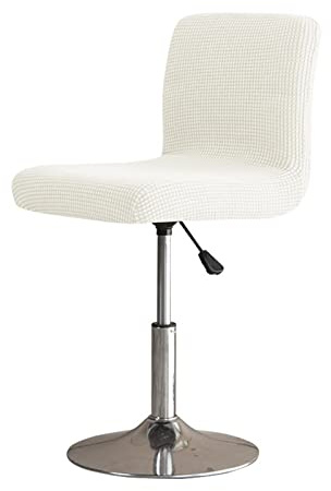 RTSFKFS Fundas De Silla De Bar,2/6/4/8 Piezas Fundas para Taburetes De Bar con Respaldo, Color Sólido Elásticas Funda para Silla De Comedor, Taburete Altos, Giratoria Silla (Color : #2, Size : 8pcs)