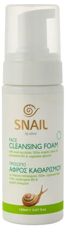 Schiuma detergente viso alla bava di lumaca