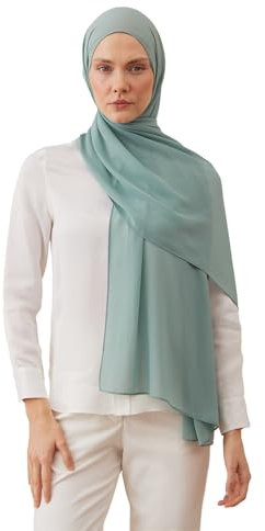femple Luxus Chiffon Hijab | Eleganter, Leichter Hijab für Frauen – Perfekt für den Alltag