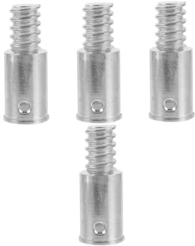 Anneome 4stücke Besenstiel Adapter Mit Gewindeende Teleskopstangenverlängerung Für Metallstiele Installieren Stabil Und Kompatibel Mit Verschiedenen Reinigungsgeräten Für Haushalt Und