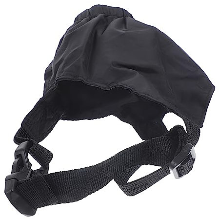GRIRIW Pet Outdoor Eye Mask Anti-excitatory Blinder Black l Size Shading Decompression for Dogs Relieving Motion Sickness