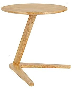 Generisch Moderner Beistelltisch, Couchtisch, breiter C-förmiger Beistelltisch, Nachttisch, moderner Gummibaum, Schlafzimmer, Aufbewahrung, Sofa, Beistelltisch, Büro, Snacktisch, Laptop, Sch