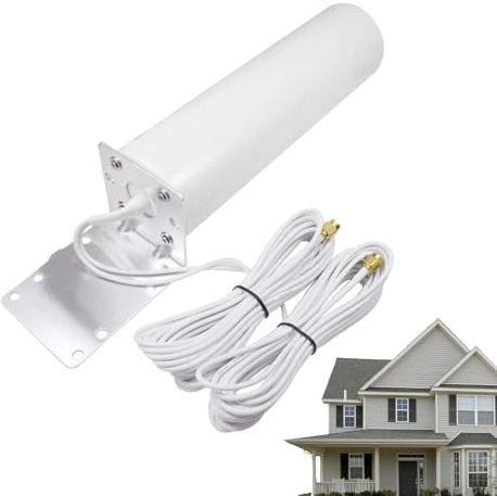 Amplificateur WiFi Extérieur - Amplificateur de Portée WiFi, Booster de Signal | Répéteur WiFi Étanche pour Routeurs, Amplificateur WiFi Extérieur à Installation Rapide, Améliore la Force du Signal