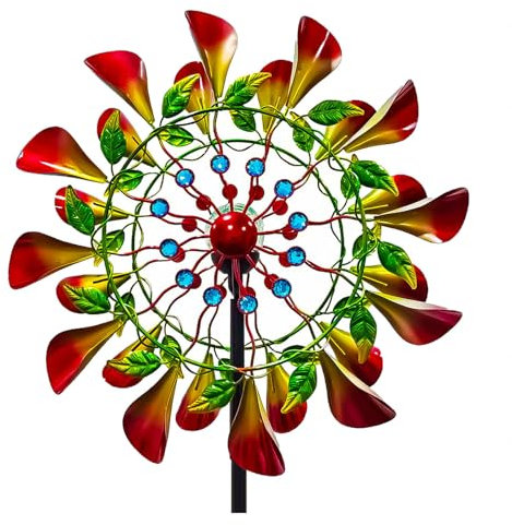 Grand moulin à vent solaire 210,8 cm