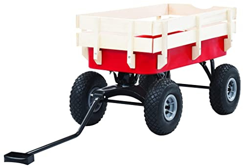 Genérico Carrito de Mano de jardín Rojo 150 kg,Bricolaje,Herramientas,Carretillas de Carga,145508