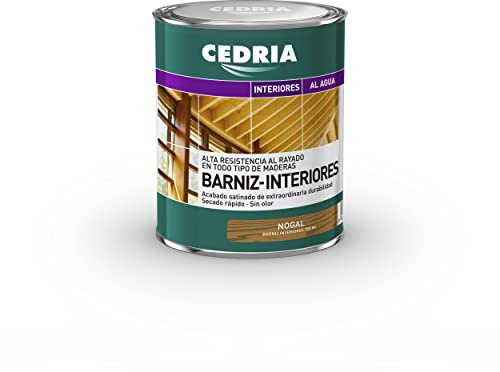 Barniz Interior Madera Cedria Barniz Interiores 750 ml (Nogal)