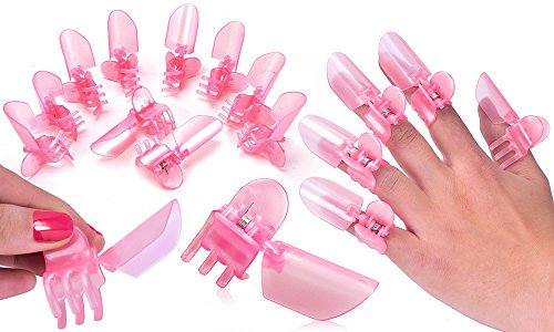 10 Pieces Nail Polish Protection Clips, Soft Plastic Nail Protector To Keep Polish Cover Shield Protector, Light-Weight, Portable & Easy To Use, Perfect For Nail Art Protection, For All