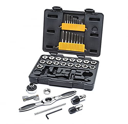 GEAR WRENCH 40pc Tap and Die Set Cuts Bolts Engineers Kit