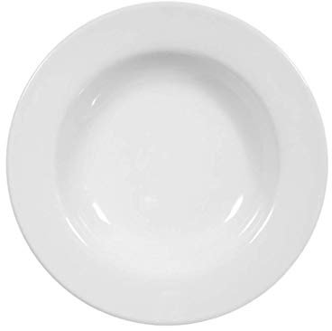 Seltmann Weiden Rondo Liane - Servizio di piatti fondi, in porcellana, 6 pezzi, colore: Bianco bianco