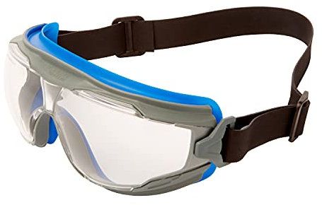 3M™ GoggleGear™ 500 Vollsichtbrille, Neoprenkopfband, Scotchgard™ Antibeschlag-/Antikratz-Beschichtung (K&N), klare Scheibe, GG501NSGAF-BLU