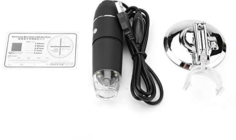 Elektronisches Mikroskop, 50X-1600X Elektronisches Handmikroskop 1600X 2MP HD USB-Lupe mit Halter für Industrie- und Schmuckgutachten, 2G + IR-Linsenkonstruktion