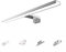 YIQAN 40cm luz LED para espejo de baño lámpara impermeable IP44 10W 700 lumen 230 voltios 4000K aluminio completo 3in1
