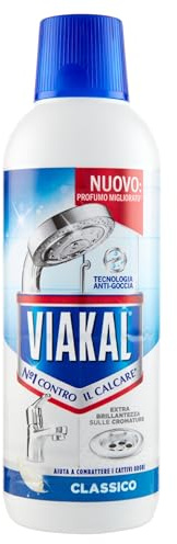 Viakal Detersivo Anticalcare Bagno e Cucina Classico Liquido 470 ml