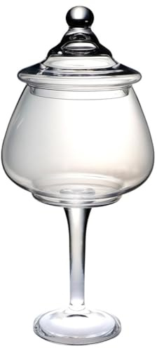 SWEET HOME Varotto & Co. SB02573LU Bonbondose aus Glas 44,5 cm Höhe Durchmesser 25 cm