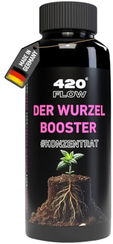 420Flow Wurzel Booster für Cannabis Hanf – Hochwirksamer Wurzelstimulator für kräftiges Wachstum, verbessert Wurzelbildung, Dünger geeignet für Erde & Hydroponik (1000ml)