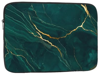 Water-Resistant Laptop Case Sleeve Marble Texture. - Slim & Portable Shockproof Protective Cover For 10 Inch, 12 Inch, 13 Inch, 15 Inch, 17 Inch Laptops
