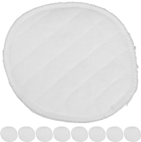 Protège-mamelons Réutilisables 10 Pièces 12 Couches en Coton Blanc | Absorbants et Épais, pour Maternité et Allaitement, Lot Lavable pour Femmes Enceintes et Mères