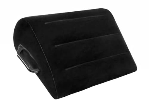 Zqxnt Almohada inflable terapéutica de cama para elevación de piernas, respaldo de PVC suave, superficies flocadas, portabilidad, uso doméstico, cojines inflables de PVC