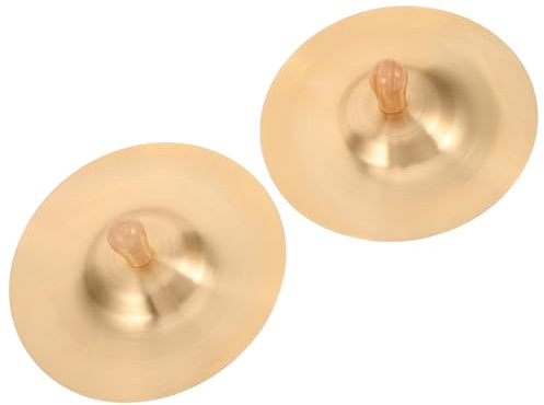 BESPORTBLE Affenbecken Für Junge Mädchen Messing-übungsbecken Symbolinstrument Für Bauchtanz Fingerbecken Für Partys Mini-handpercussion Als Tanzparty-auftritt-zubehör Hand-fingerbecken Bauch