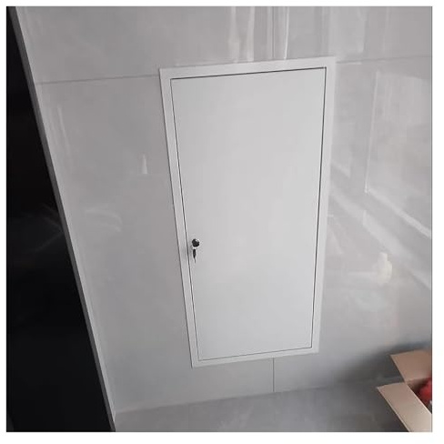 Vattentät duschvägg åtkomstpanel för gips, metall dold VVS vind inspektion lucka för badrum källare kommersiell, infälld montering service hålskydd (B x H (96 x 122 cm)