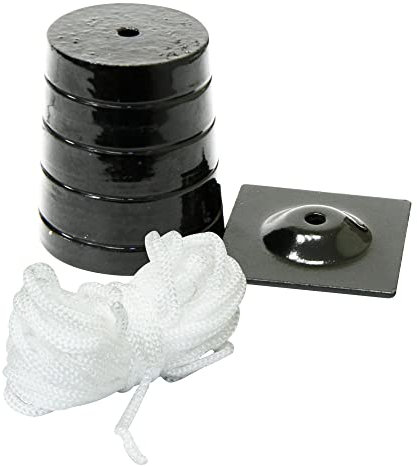 Rolson 52574 Plumb Bob with 5 m Cord , Black