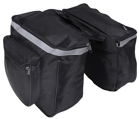 Wasserdichte Fahrradträgertasche Für Mountainbikes 25L Doppelpacktasche Mit Gepäckträger Rücksitz Heckträger, Universeller Fahrradkofferraum Outdoor Enthusiasten, Robustes Design Regen Alltag,