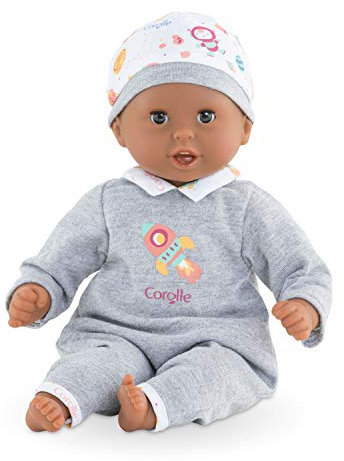 Corolle Bébé Calin Marius - 12 Soft Boy Baby Doll with Vanilla Scent, Pink Outfit & Sleeping Eyes for Girls Ages 18 Months+, Cute Reborn Realistic Baby Dolls for 2 Year Old Girls
