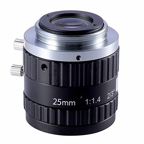 FA 25mm 2/3 Fixed Focal Lens Machine Vision Industrial Camera C-Mount Lens