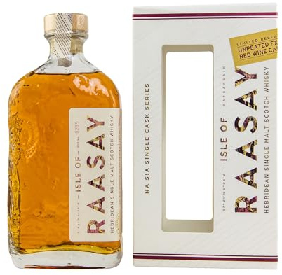Isle of Raasay Unpeated First Fill Bordeaux Red Wine Cask - Hebridean Single Malt Scotch Whisky - Na Sia Single Cask Series (1x0,7l)