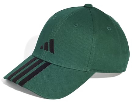 adidas Unisex Adulto BBALL 3S Cap New Logo, Collegiate Green/Black, S