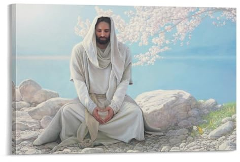 Greg Olsen Druck Jesus, Gemälde As I Have Loved You, Greg Olsen, Poster, Kunstdruck, Wandfoto, Malerei, Poster, Hängebild, Familiendekoration, 60 x 90 cm