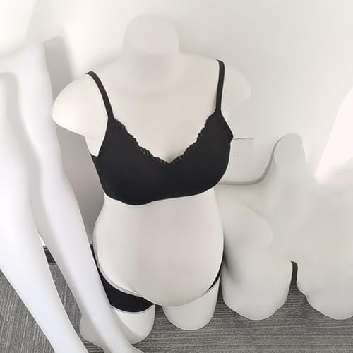 schaufensterpuppe weiblich kleiderpuppe mannequin Set mit 1 weiblichen Umstands-Schaufensterpuppen – weißes Schaufensterpuppenmodell für schwangere Frauen – weibliche Schneiderpuppe für die Präsentati