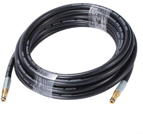 MeevrgR Tubo di ricambio per idropulitrice Karcher serie K2-K7 2.643-585.0, gomma robusta e filo di acciaio ad alta tensione, giunti a scatto per collegamento e disconnessione senza sforzo (5 m)