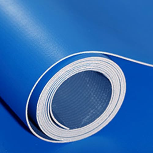 UrbanUp Gummimatte Garagenbodenmatte (2 M Breit), Einfarbige Gummimattenrolle, Zwingermatten/Bodenbelag für Wohngaragen, Flexible Pferdeboxenmatte(Blue1,0.6 x 2.0m (2.0 x 6.6ft))