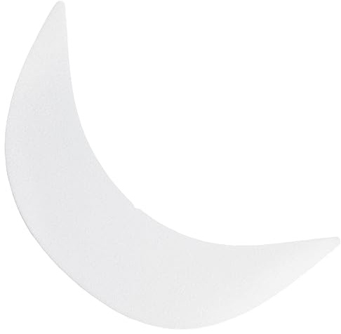AERZETIX – Set mit 5 Krempen für Schirmmützen 45 mm – aus flexiblem Kunststoff – Farbe: Weiß – Hutfutter, Sonnenschutz, Basteln, Nähen