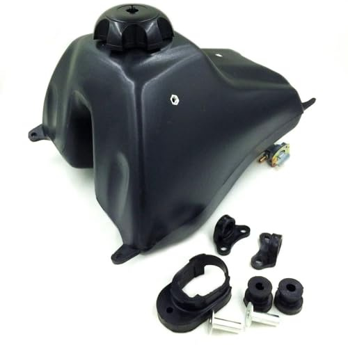 Tanque de combustible para bicicleta de bicicleta de tierra CRF70 compatible con modelos de 70 cc Tank de gasolina incluye tapa y petcock