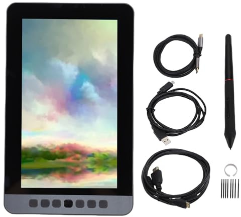 Tavoletta grafica da 11,6 pollici Full HD senza stilo batteria 6 tasti di scelta rapida per PC