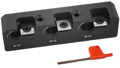 Dowel Maker Jig con inserti in carburo per la lavorazione del legno, aste rotonde da 8-18 mm, piastra in lega di alluminio per trapano elettrico