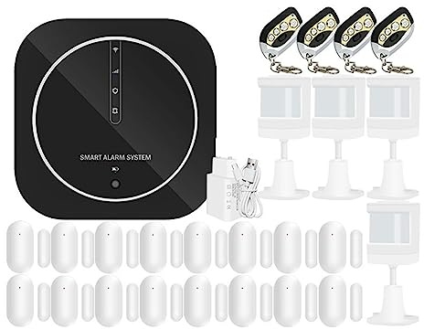 Di Allarme Domestico Wifi GSM Wireless Smart Life APP Sistema Di Allarme Completo(H)