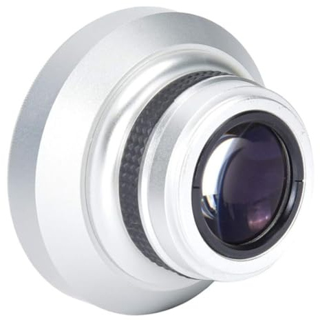 Lente Super Ojo de Pez 0.25X de 37 mm for cámara, Lente Adicional Ojo de Pez de aleación de Aluminio y Vidrio óptico, Accesorio de Lente Gran Angular