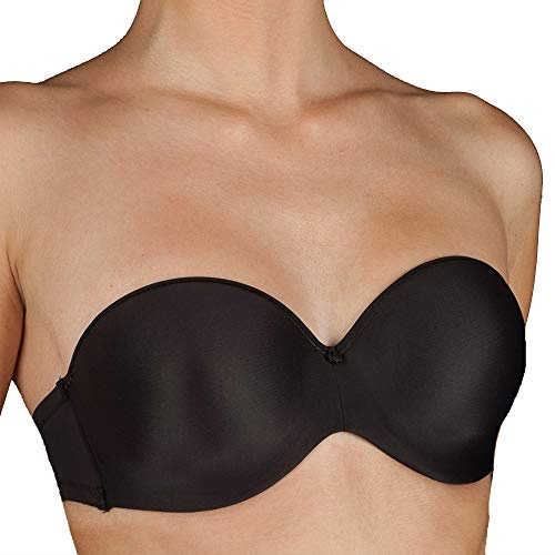 Selene Sujetador Copa B sin Tirantes Mercedes - Negro, 90