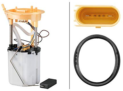 HELLA 8TF 358 146-631 Kraftstoffpumpe - Benzinpumpe - elektrisch - 5-polig | Kompatibel mit: AUDI A3, A3 Sportback, TT, TT Roadster, SEAT ALTEA, ALTEA XL, SKODA OCTAVIA II Combi, SUPERB II