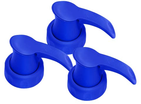C&B 3 x Topster Reusable Milk Pourer. 3 x Blue Fits Most Plastic Milk Bottles.
