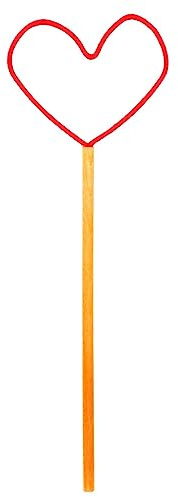 Peter Pat Seifenblasen-Stäbe Herz Seifenblasen Set für Kinder Handgemachte Seifenblasenringe für Kindergeburtstag Seifenblasenring Riesenseifenblasen Outdoor Bubble Sticks