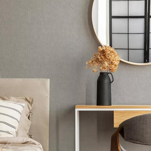 Superfresco Easy Zar Soft Grey Textured Plain Wallpaper | Paste The Wall | Grey Texture | Eco-Friendly