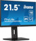 iiyama Prolite XUB2292HSU-B6 54,6 cm 21,5 monitor LED IPS Full-HD 100Hz HDMI DP USB3.2 altezza, Pivot FreeSync